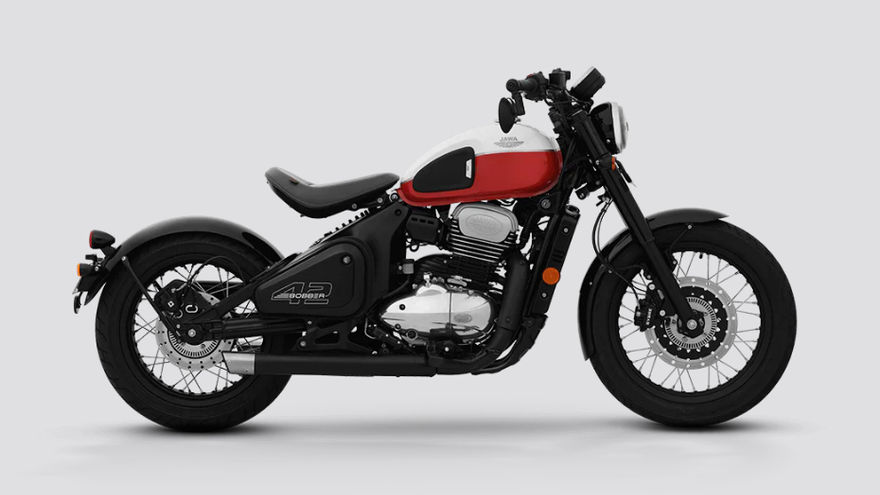 Jawa 42 Bobber Side Profile View (Right) Jawa 42 Bobber Side Profile View (Right)