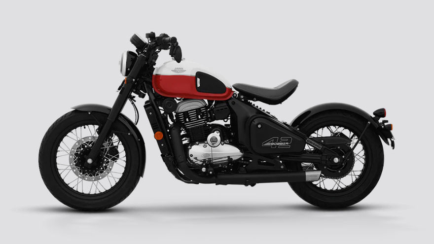 Jawa 42 Bobber Side Profile View (Left) Jawa 42 Bobber Side Profile View (Left)