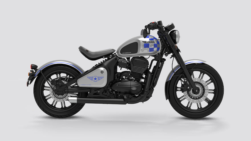 Jawa 42 Bobber Side Profile View (Right) Jawa 42 Bobber Side Profile View (Right)