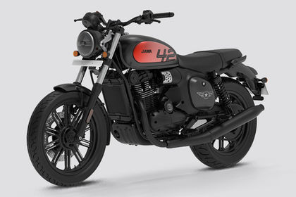 Jawa 42 FJ All Stars Matte Black with Red Clad Jawa 42 FJ All Stars Matte Black with Red Clad