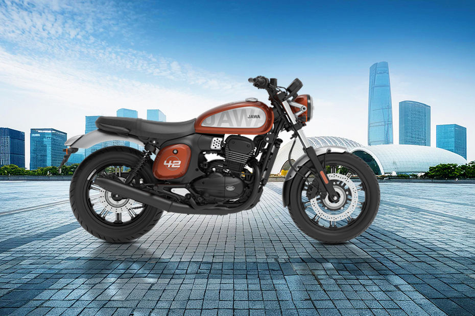 Jawa 42 FJ Dual Channel Mystique Copper On road Price