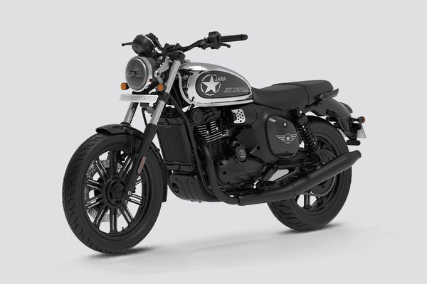 Jawa 42 FJ Front Left Quarter View