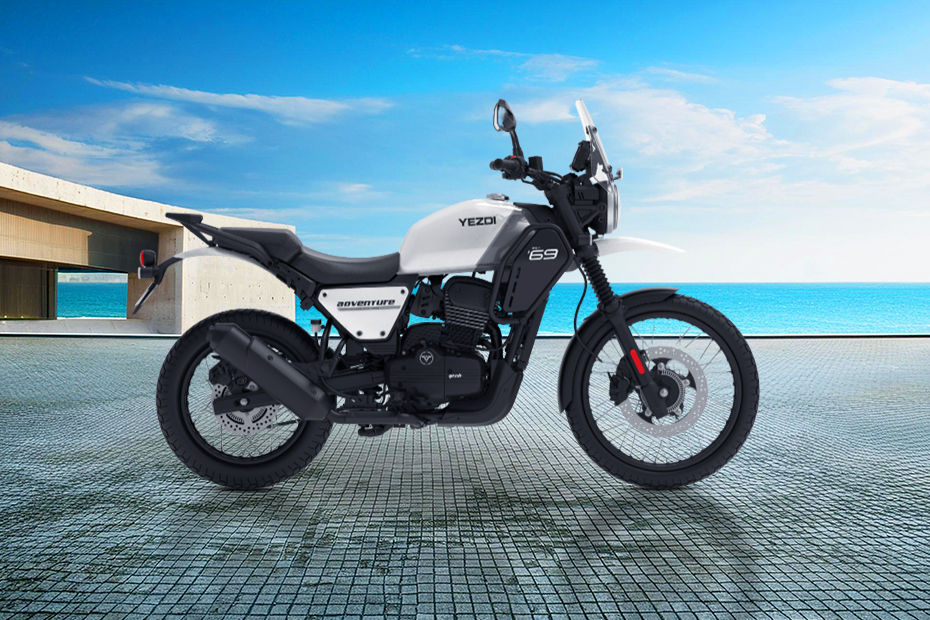 Yezdi 2024 Adventure Gloss - Glacier White On road Price