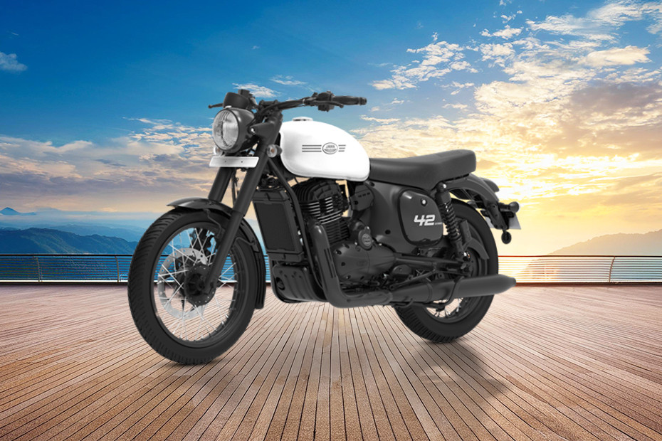 Jawa 42 Vega White Dual Channel Spoke On road Price