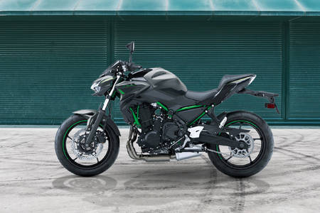 Kawasaki Z650 Left Side View