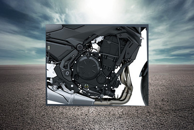 Kawasaki Z650 Engine (Right)