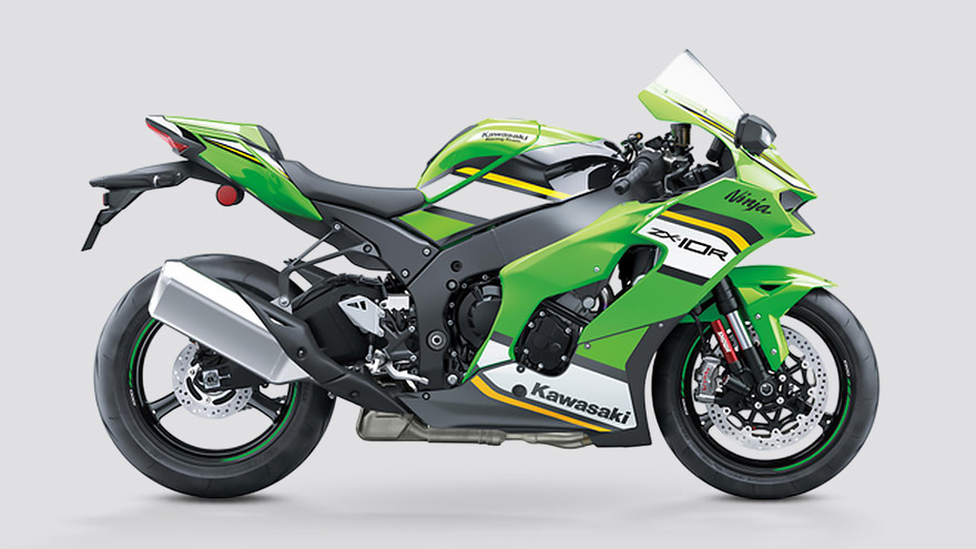 Kawasaki Ninja ZX-10R Side Profile View (Right)