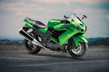 Kawasaki Ninja ZX 14R Front Right View