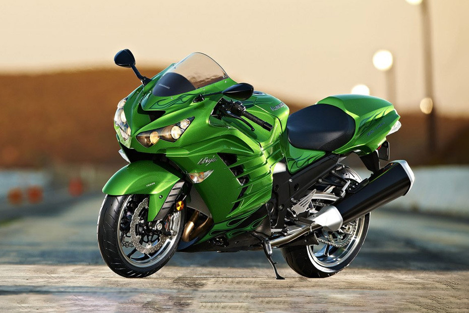 nui New Ray 2011 Kawasaki Ninja ZX-14 1:12 Scale Model Bike