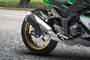 Kawasaki Z250 Rear Tyre View