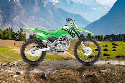 Kawasaki KLX 140R F Right Side View