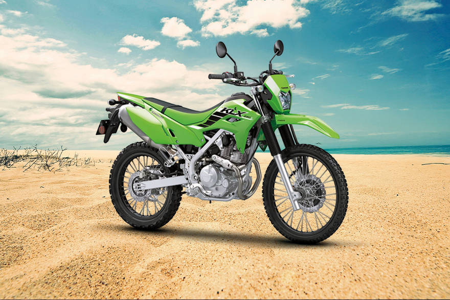 Kawasaki KLX230 फ्रंट राइट व्यू
