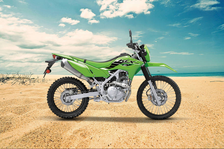 Kawasaki KLX230 दाईं ओर का दृश्य