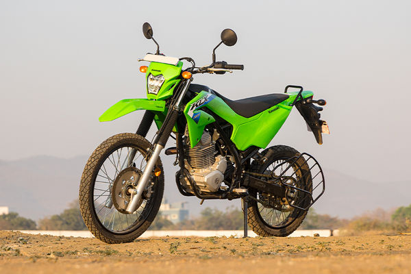 Kawasaki KLX230 Front Left Quarter View Kawasaki KLX230 Front Left Quarter View