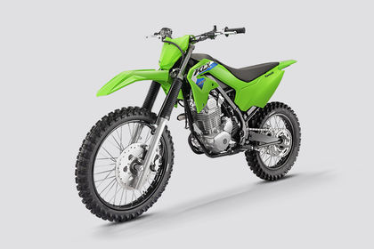 Kawasaki KLX230R S Front Left Quarter View
