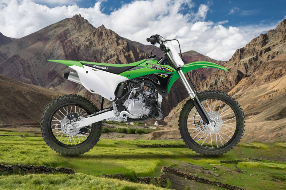 Kawasaki KX 100 Right Side View