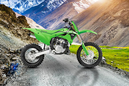 Kawasaki KX 85 Right Side View