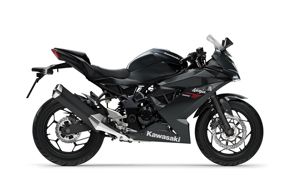 Kawasaki Ninja 125 Metallic Graphite Gray And Metallic Spark Black
