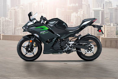 Kawasaki Ninja 500 Left Side View