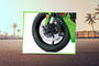 Kawasaki Ninja ZX-6R Front Tyre View