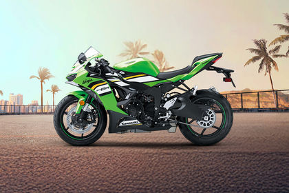 2024 Kawasaki Ninja ZX-6R साइड प्रोफाइल व्यू (बायां)