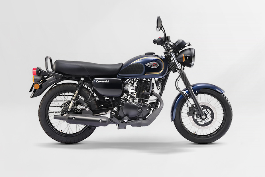 Kawasaki W175 Metallic Ocean Blue (2024) On road Price
