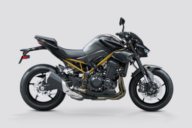 Kawasaki Z900 Ebony Metallic Matte Graphene Steel Gray Colour