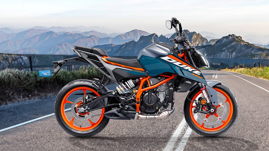 KTM Duke 390 Right Side View