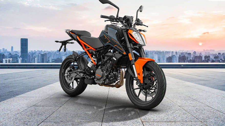KTM 200 Duke Front Right View