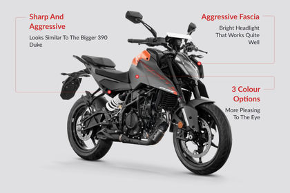KTM 250 Duke Design Highlights