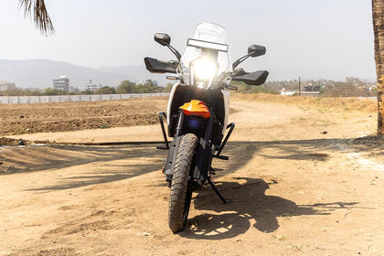 KTM 390 Adventure X Front View KTM 390 Adventure X Front View