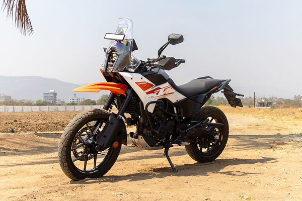 KTM 390 Adventure X Front Left Quarter View KTM 390 Adventure X Front Left Quarter View
