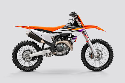 KTM 450 SX-F Side Profile View (Right)