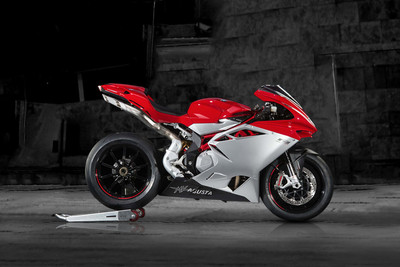 MV Agusta F4 Side Profile View (Right)