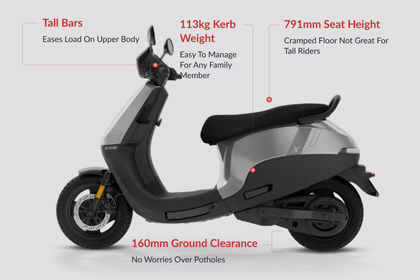 Ola S1 X Ergonomics Highlights Ola S1 X Ergonomics Highlights