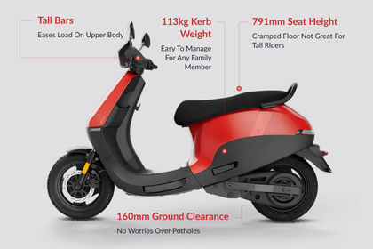 Ola S1 X Plus Ergonomics Highlights