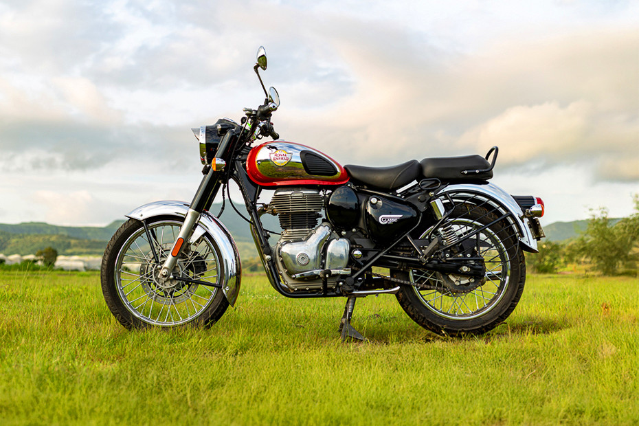 royal enfield classic 350 gunmetal grey with alloy wheels