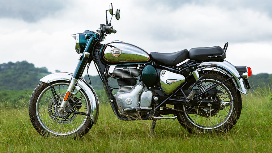 Royal Enfield Classic 350 Side Profile View (Left) Royal Enfield Classic 350 Side Profile View (Left)