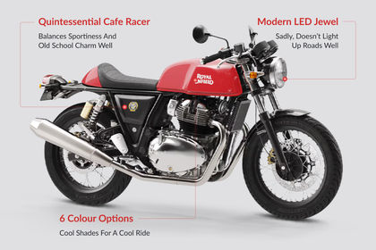 Royal Enfield Continental GT 650 (2018-2026) Design Highlights Royal Enfield Continental GT 650 (2018-2026) Design Highlights