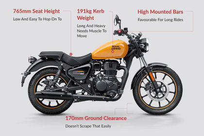 Royal Enfield Meteor 350 Ergonomics Highlights