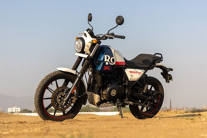 Royal Enfield Scram 440 Front Left Quarter View Royal Enfield Scram 440 Front Left Quarter View