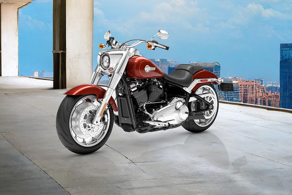 2024 Harley Davidson Fat Boy Front Left Quarter View 2024 Harley Davidson Fat Boy Front Left Quarter View