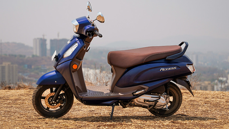 सुजुकी एक्सेस 125 Side Profile View (Left)