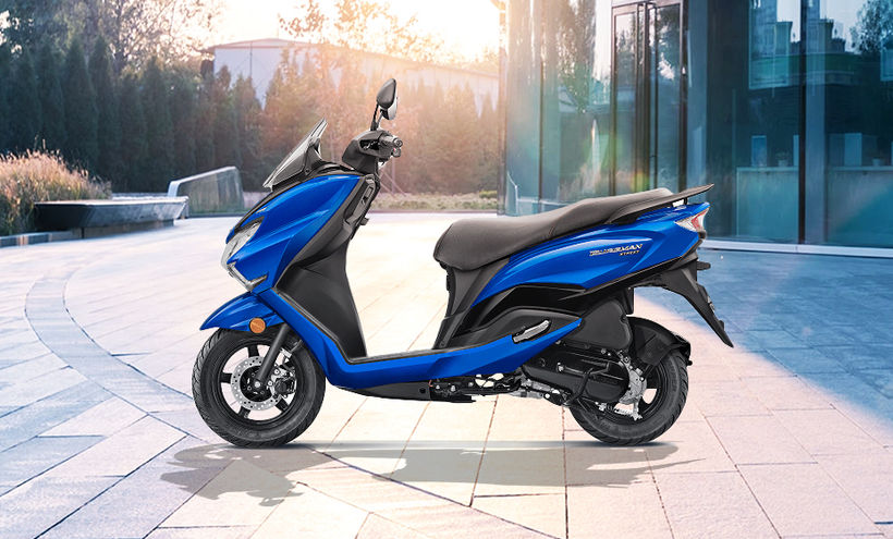 Suzuki Burgman Street Left Side View