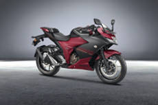 Gixxer SF 250 Flex Fuel Metallic Mat Black No 2 And Metallic Mat Bordeaux Red