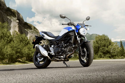 Suzuki SV650 Front Right Quarter View