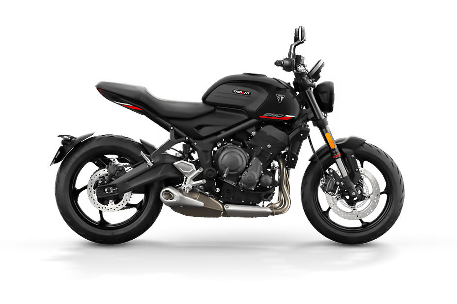 Triumph Trident 660 Jet Black Colour - Trident 660 Jet Black Price