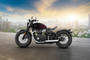 Triumph Bonneville Bobber Left Side View