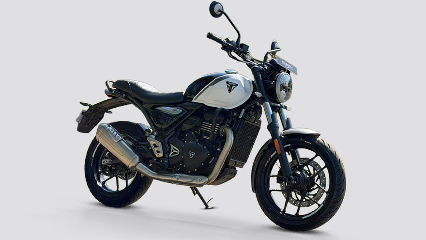 ट्रायंफ स्पीड टी4 Front Right Quarter View