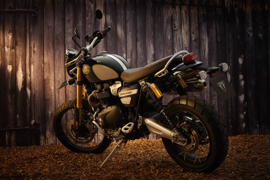 Triumph Scrambler 1200 Rear Left View